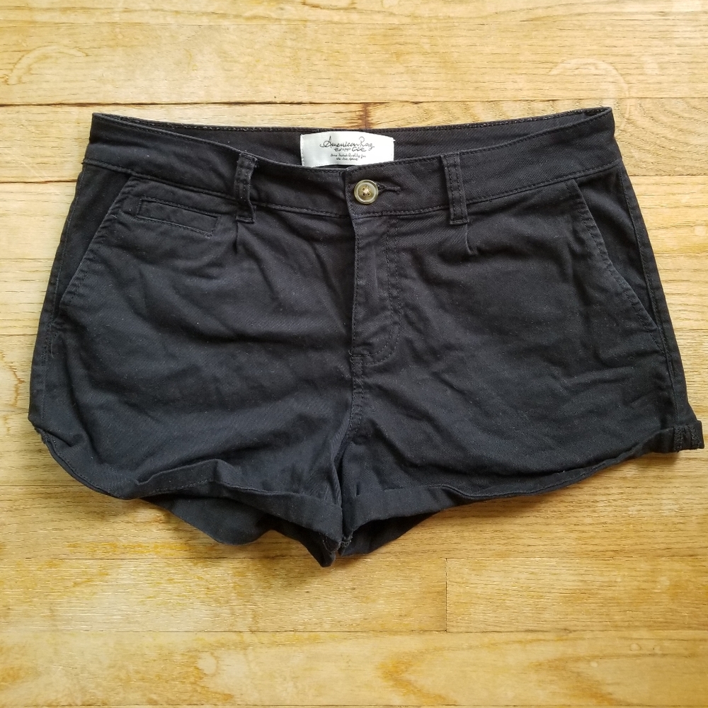 American Rag Black Denim Shorts Size 7/Medium